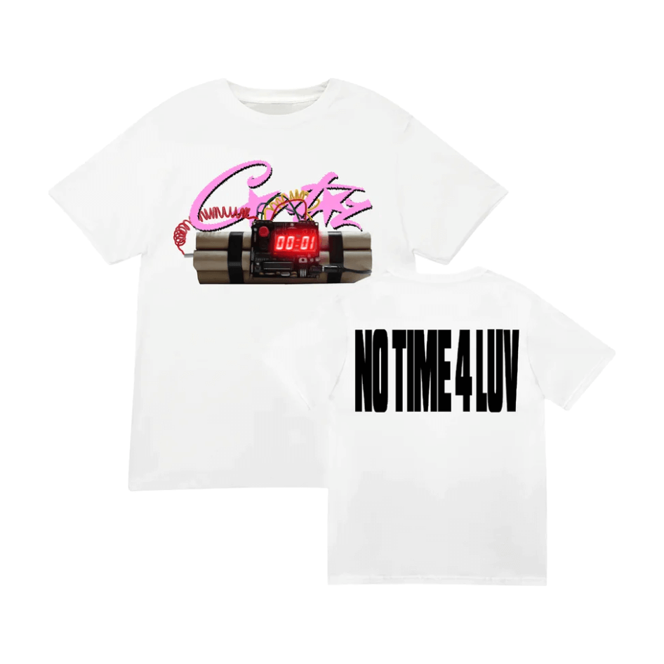 CRTZ T-SHIRT - PINK BOMB - BLACK