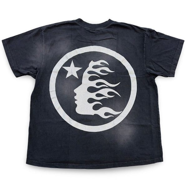 HELLSTAR T-SHIRT - SILVER FLAME - BLACK