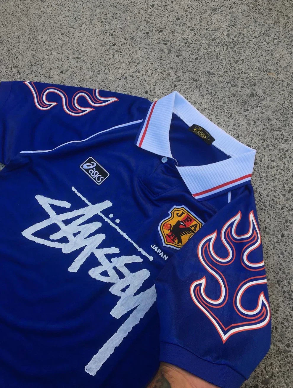 STÜSSY x “JAPAN” JERSEY - BLUE