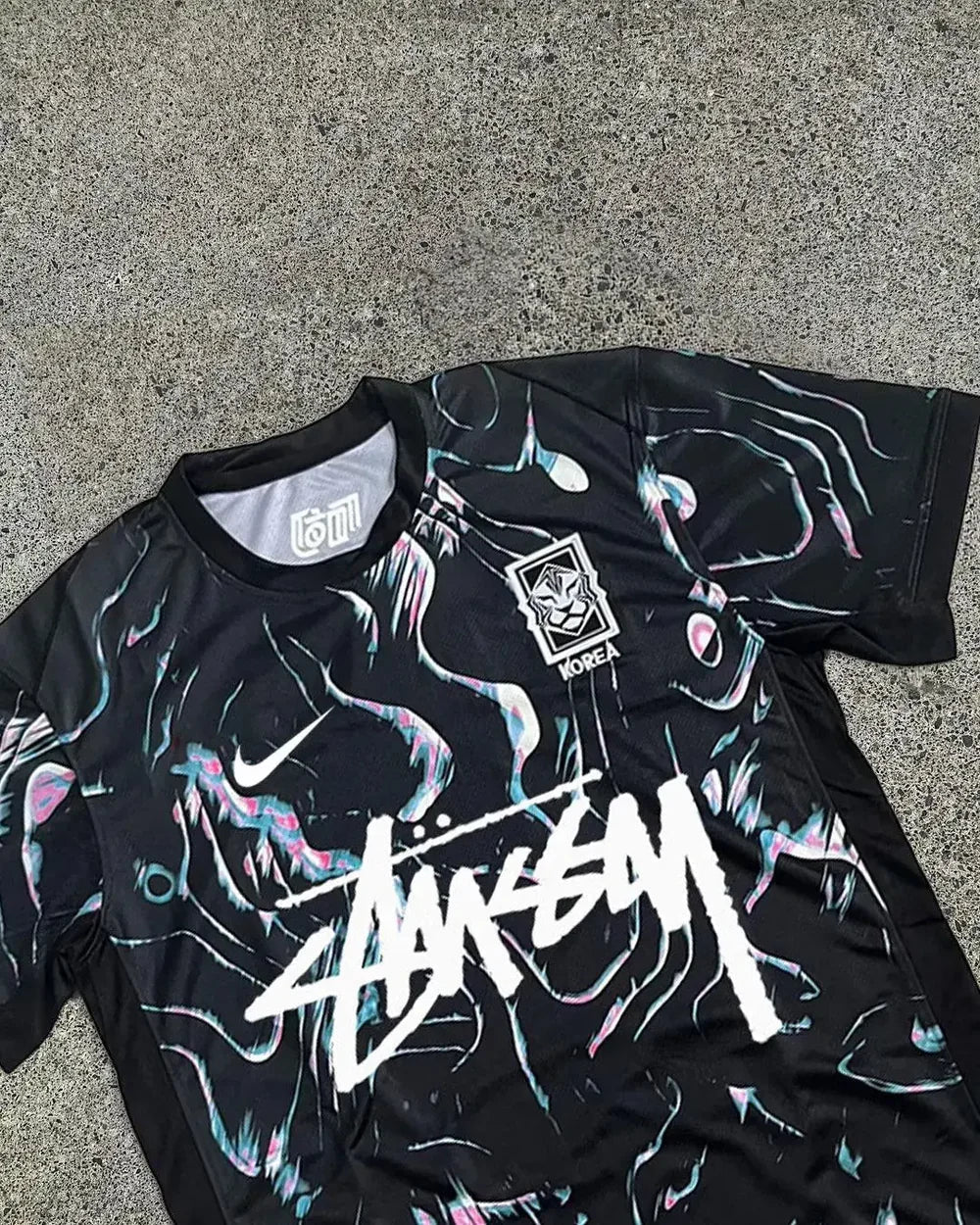 STÜSSY X “KOREA” JERSEY - HOME BLACK
