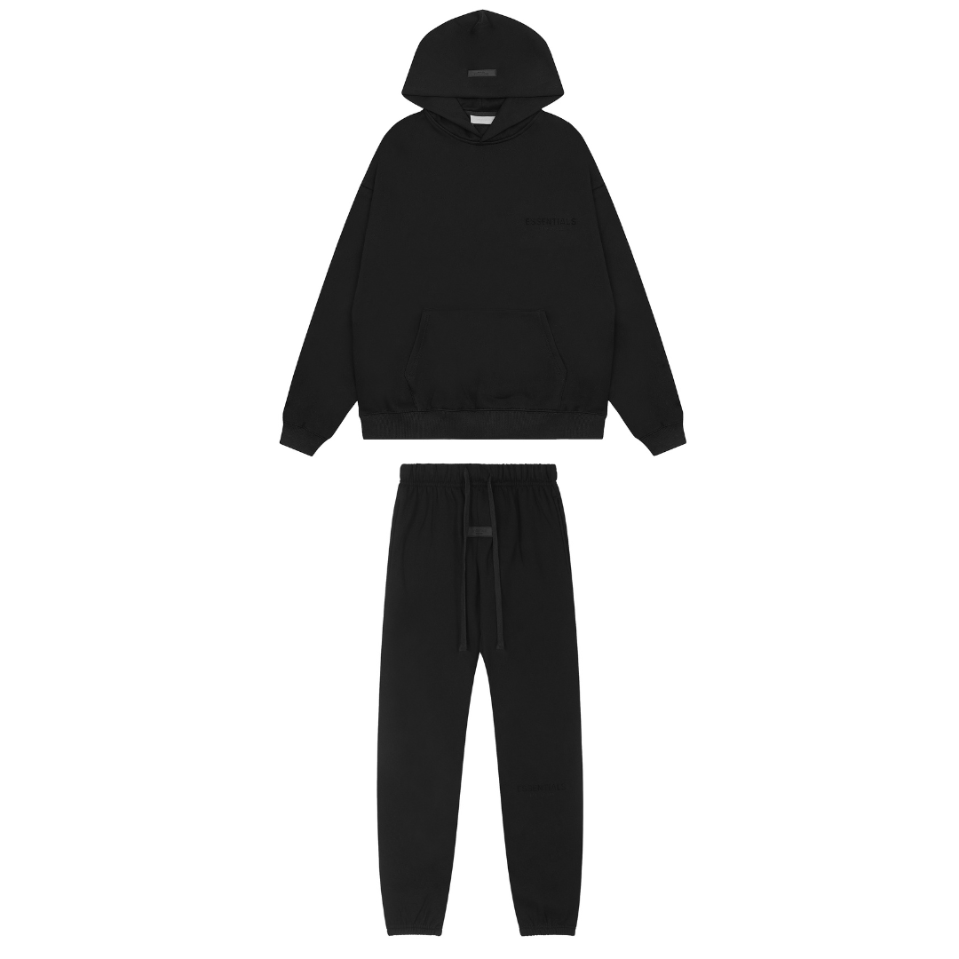 ESSENTIALS - TRACKSUIT - BLACK