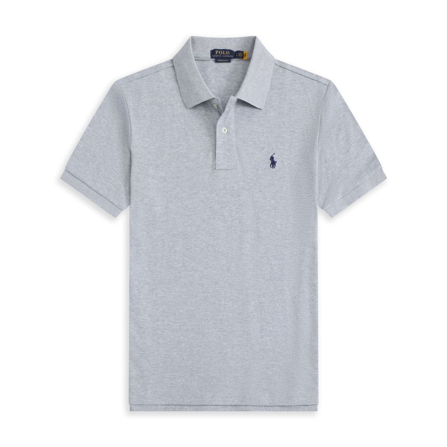 Ralph Laren Polo - Grey, Blue Logo