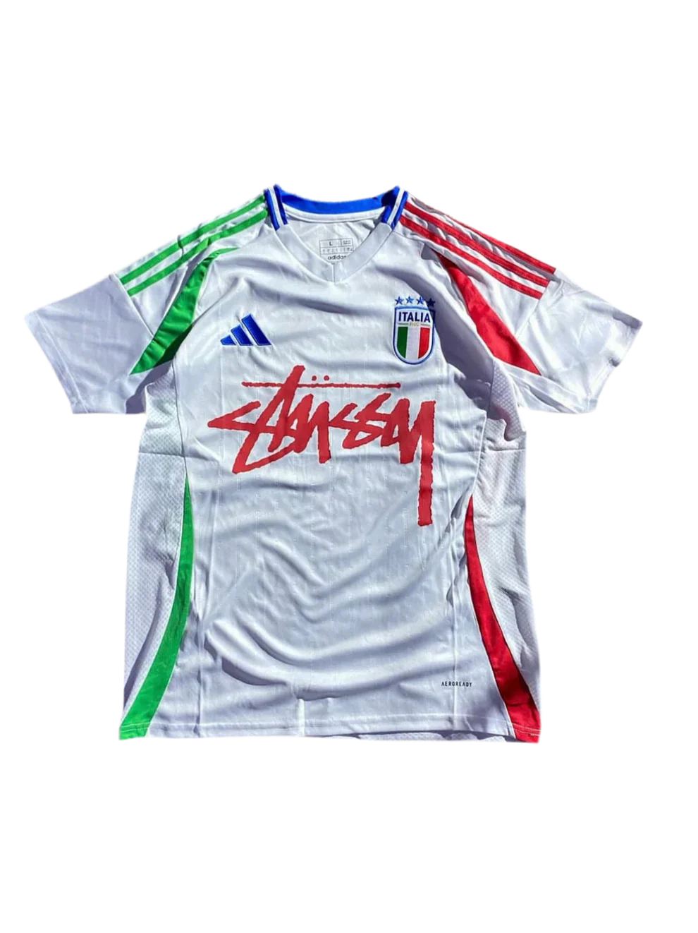 STÜSSY X “ITALY” JERSEY - white