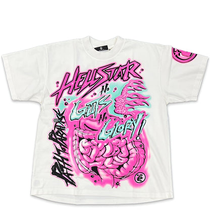 HELLSTAR T-SHIRT - GUTS N GLORY - WHITE