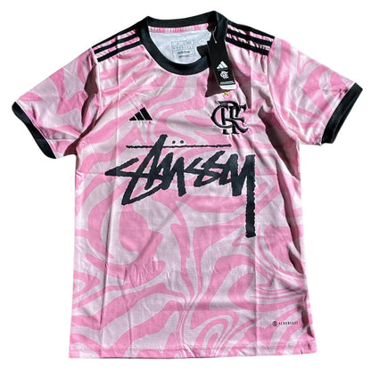 Stüssy X “Flamengo” Jersey- Pink