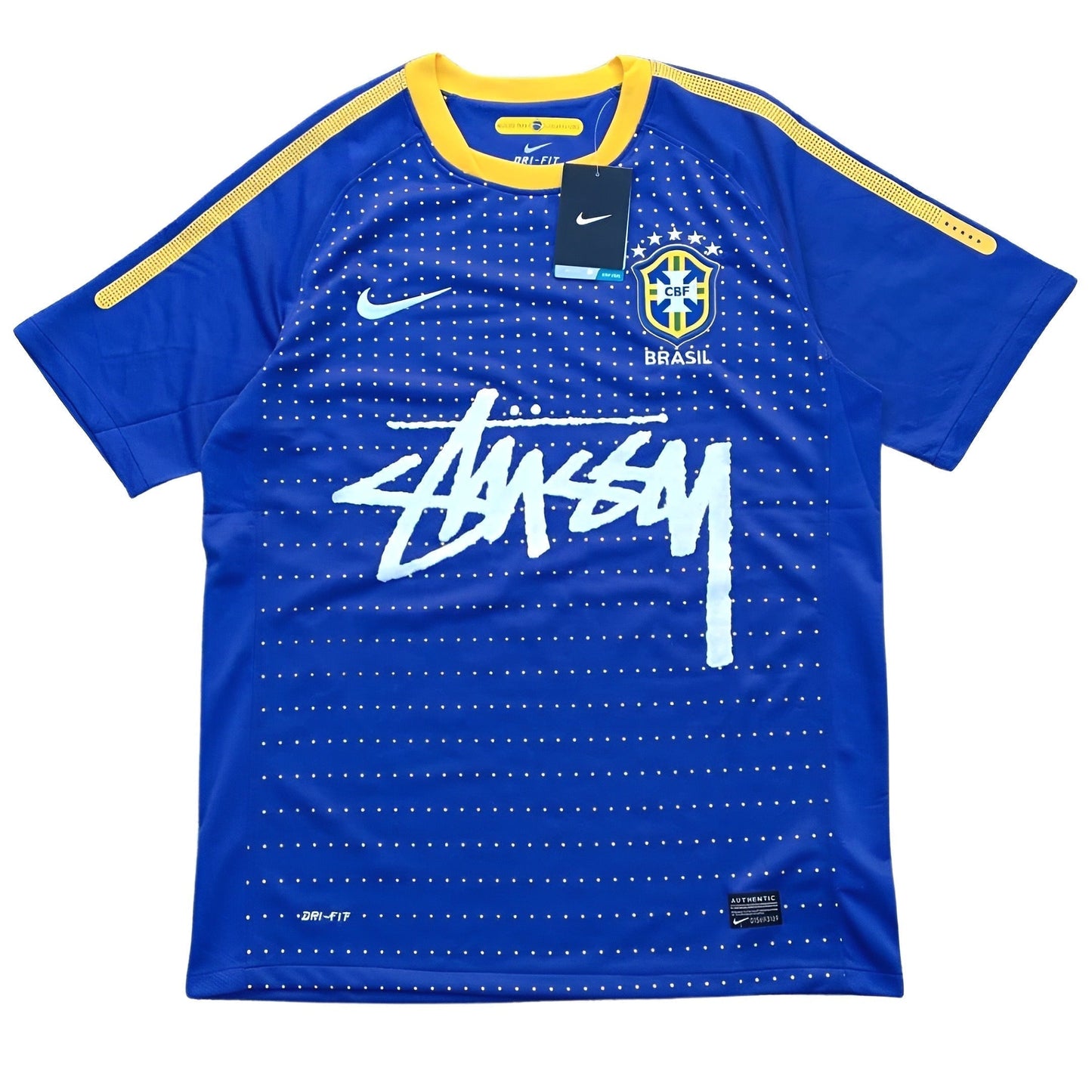 Stüssy X “Brazil” Jersey- Blue