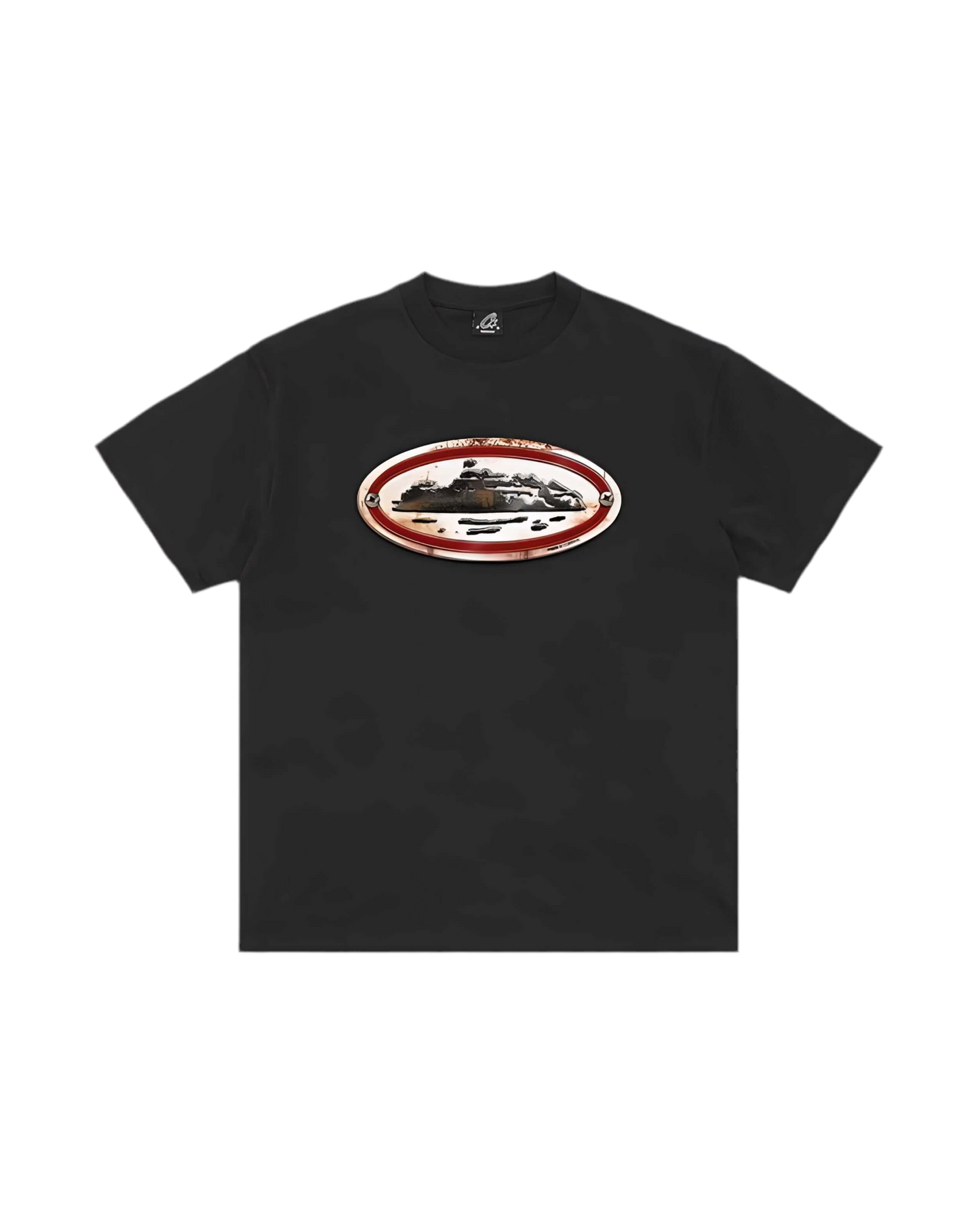 CORTEIZ T-SHIRT - RUST ALCATRAZ - BLACK