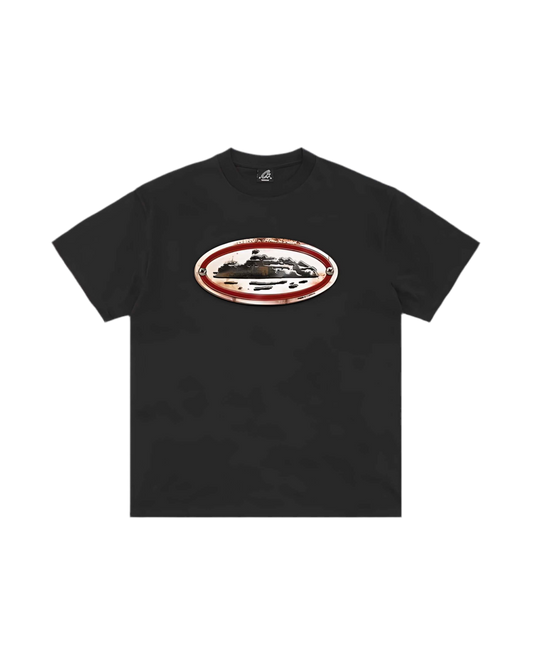 CORTEIZ T-SHIRT - RUST ALCATRAZ - BLACK