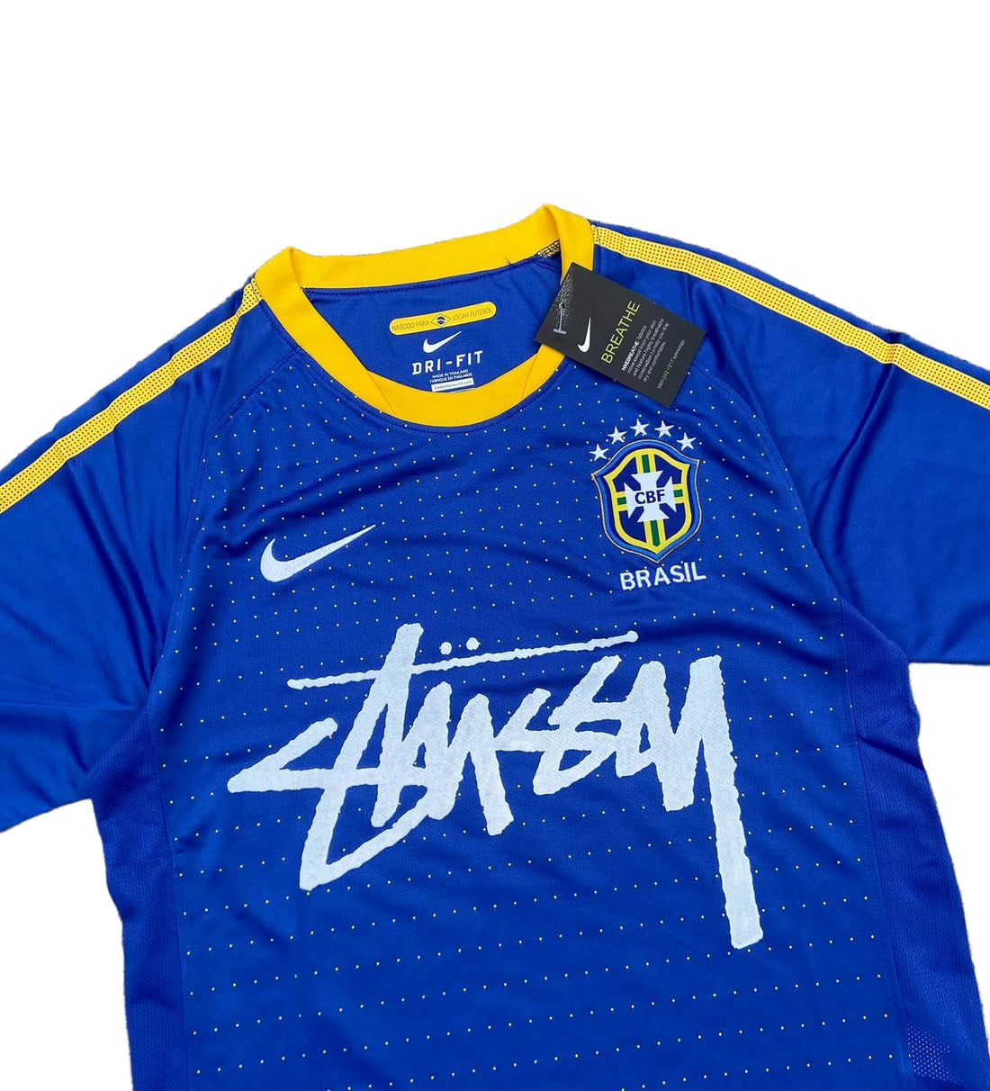 Stüssy X “Brazil” Jersey- Blue