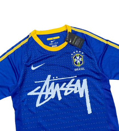 Stüssy X “Brazil” Jersey- Blue
