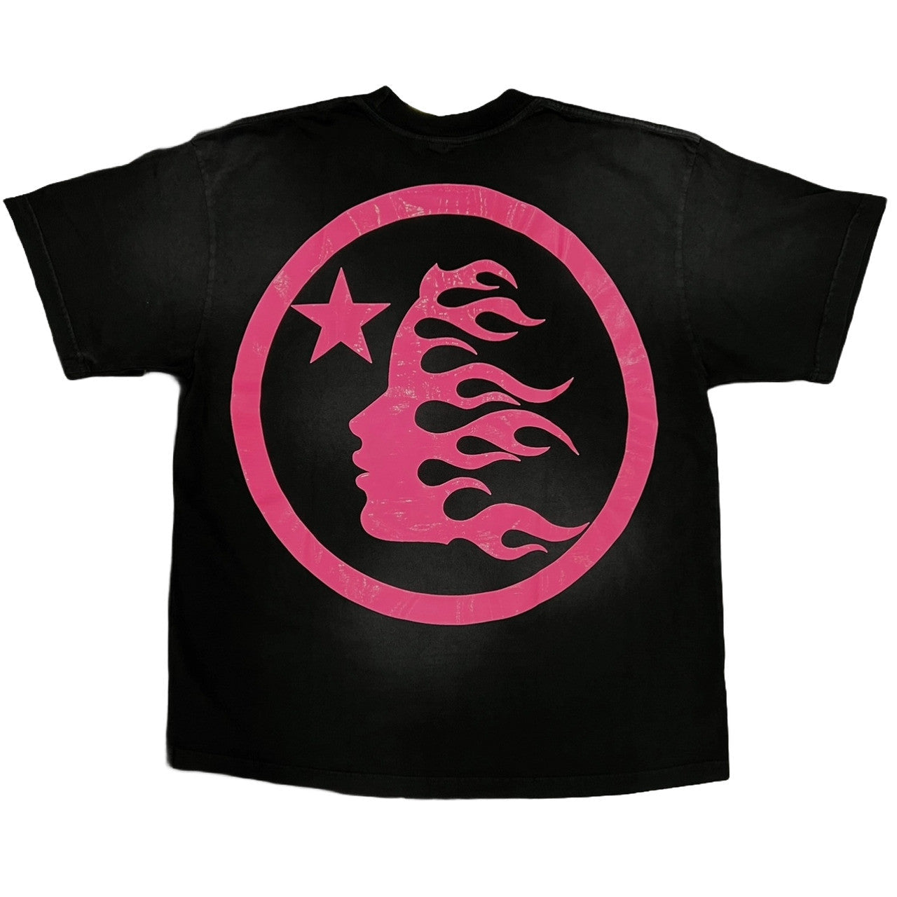 HELLSTAR T-SHIRT - PINK FLAME - BLACK