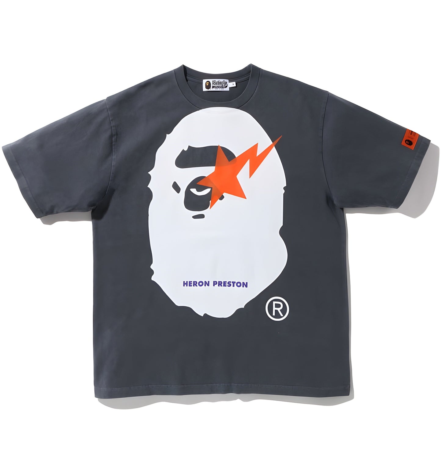 BAPE T-SHIRT - STAR GORILLA - GREY