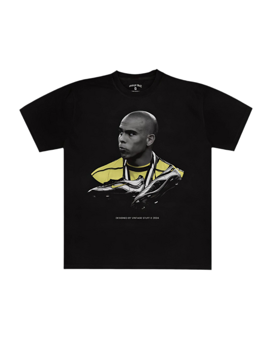 RONALDO R9 T-SHIRT - BRAZIL NIKE - BLACK