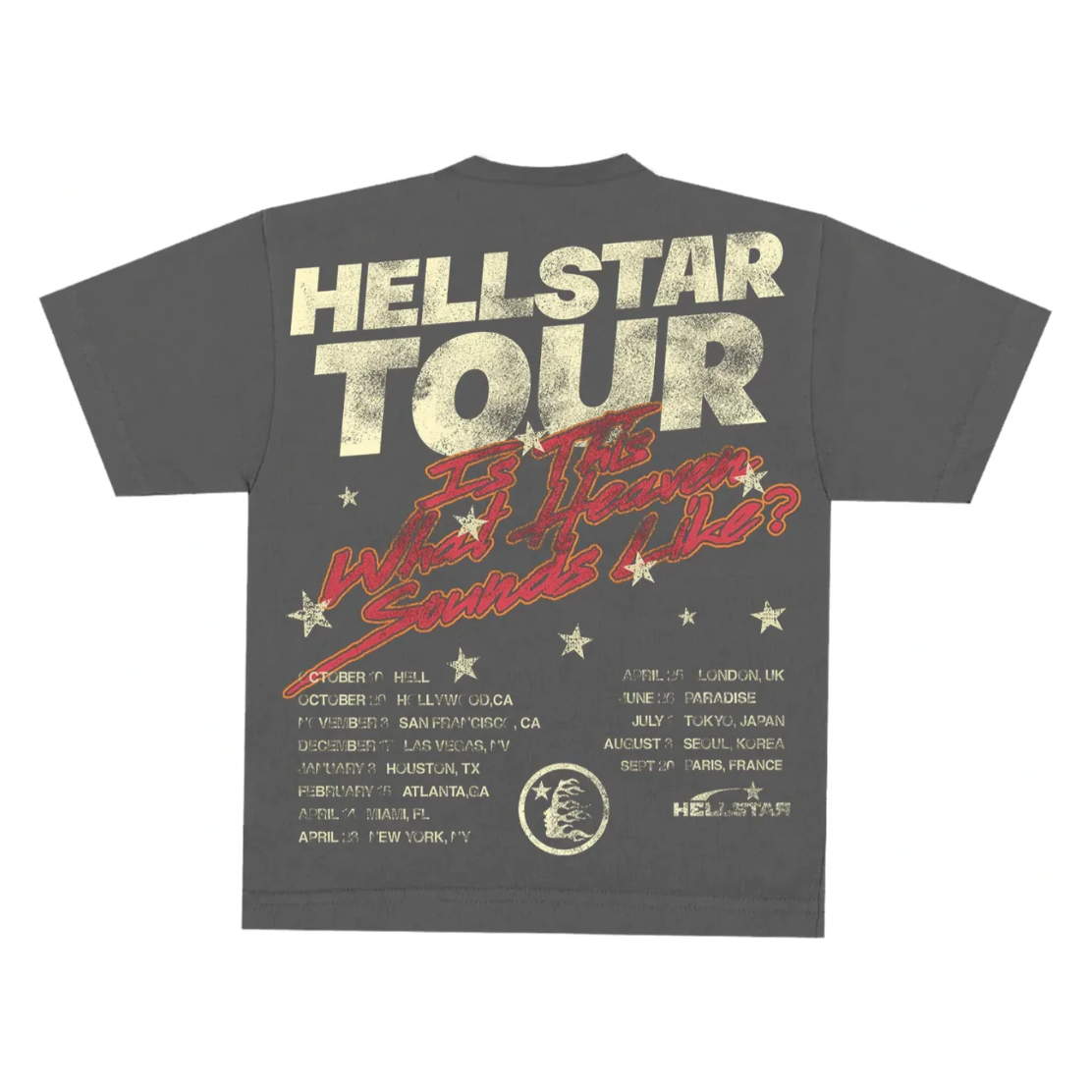 HELSTR TOUR T-SHIRT - GREY