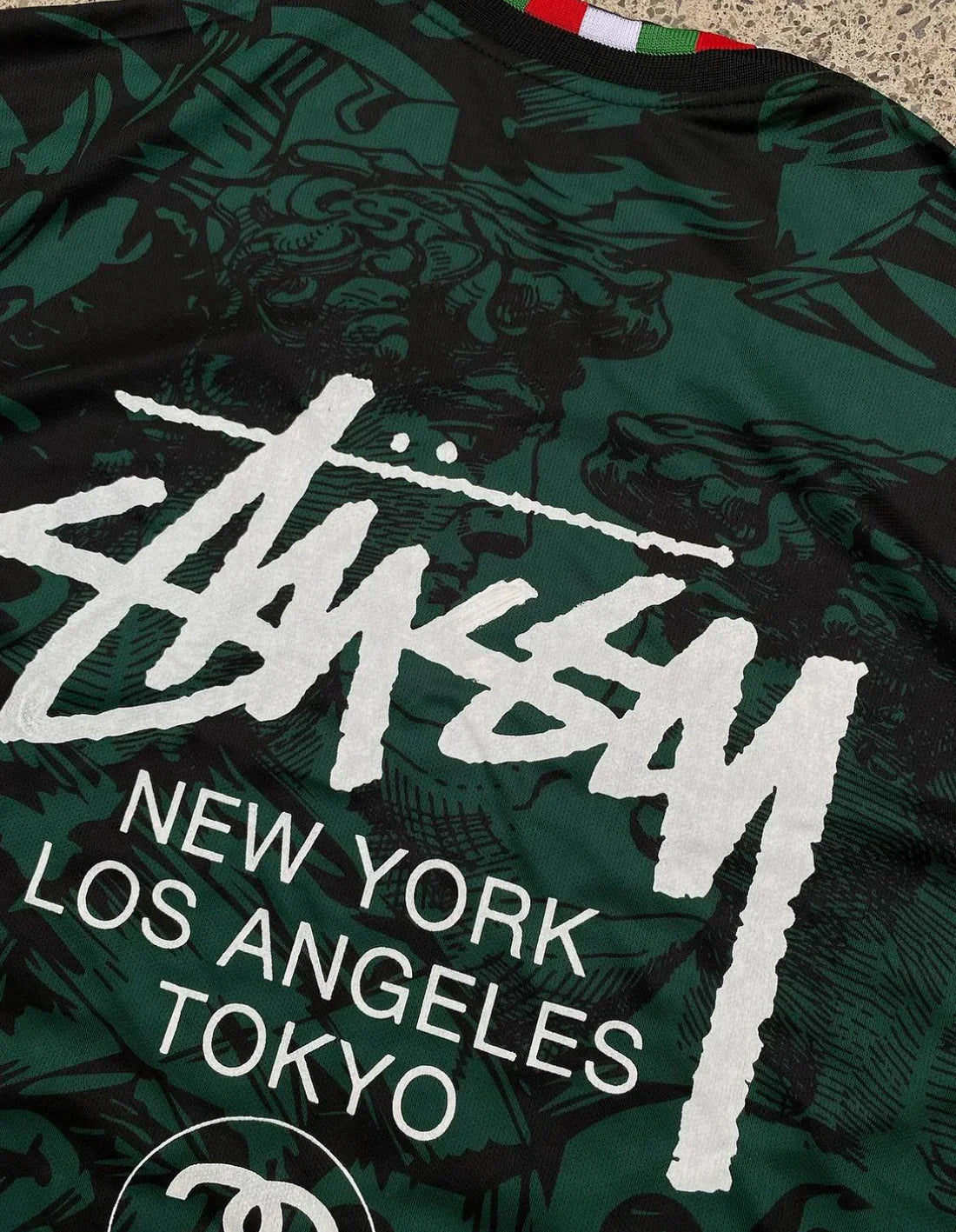STÜSSY X “ITALY” JERSEY - GREEN