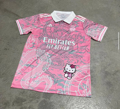 HELLO KITTY X REAL MADRID JERSEY - PINK