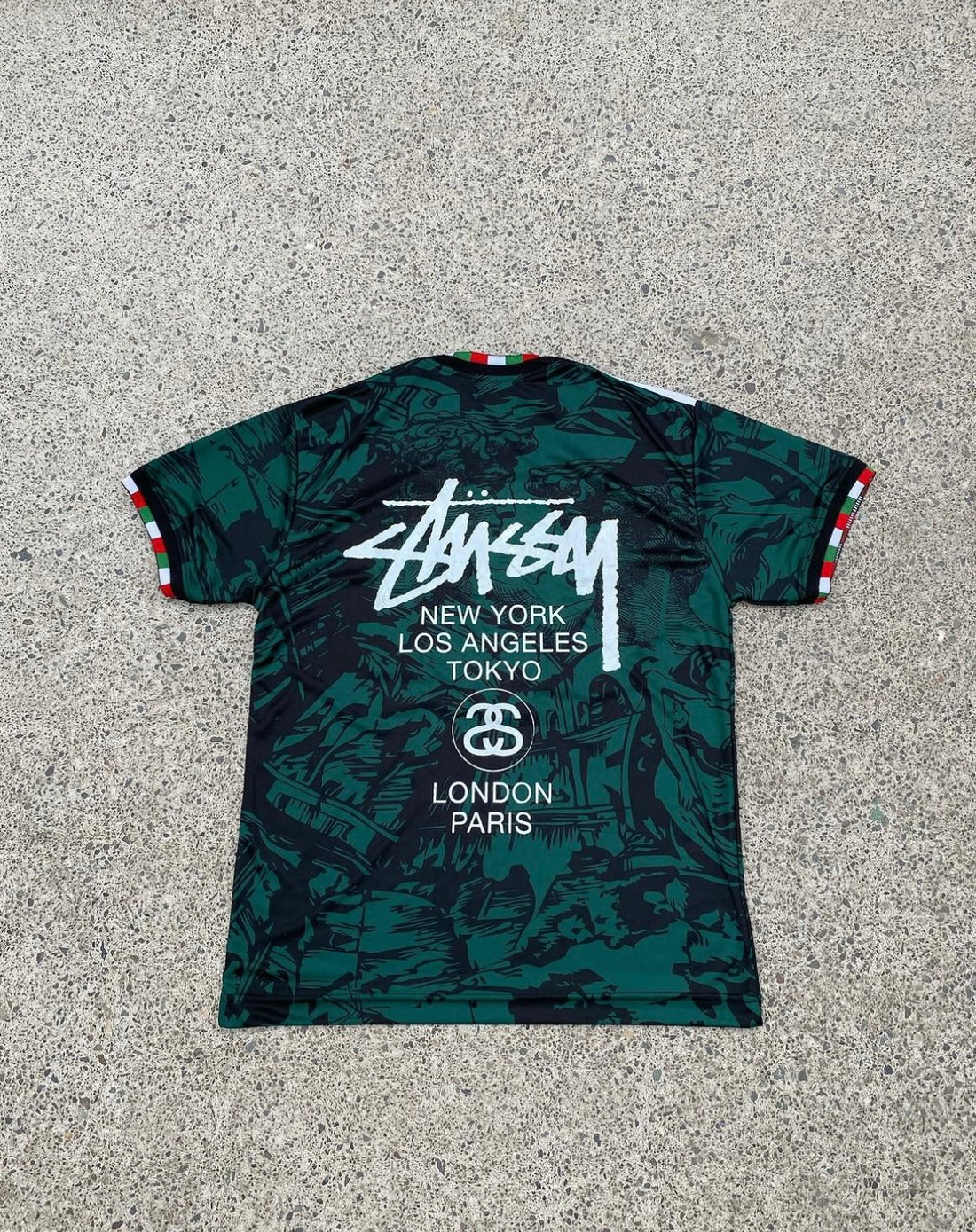 STÜSSY X “ITALY” JERSEY - GREEN