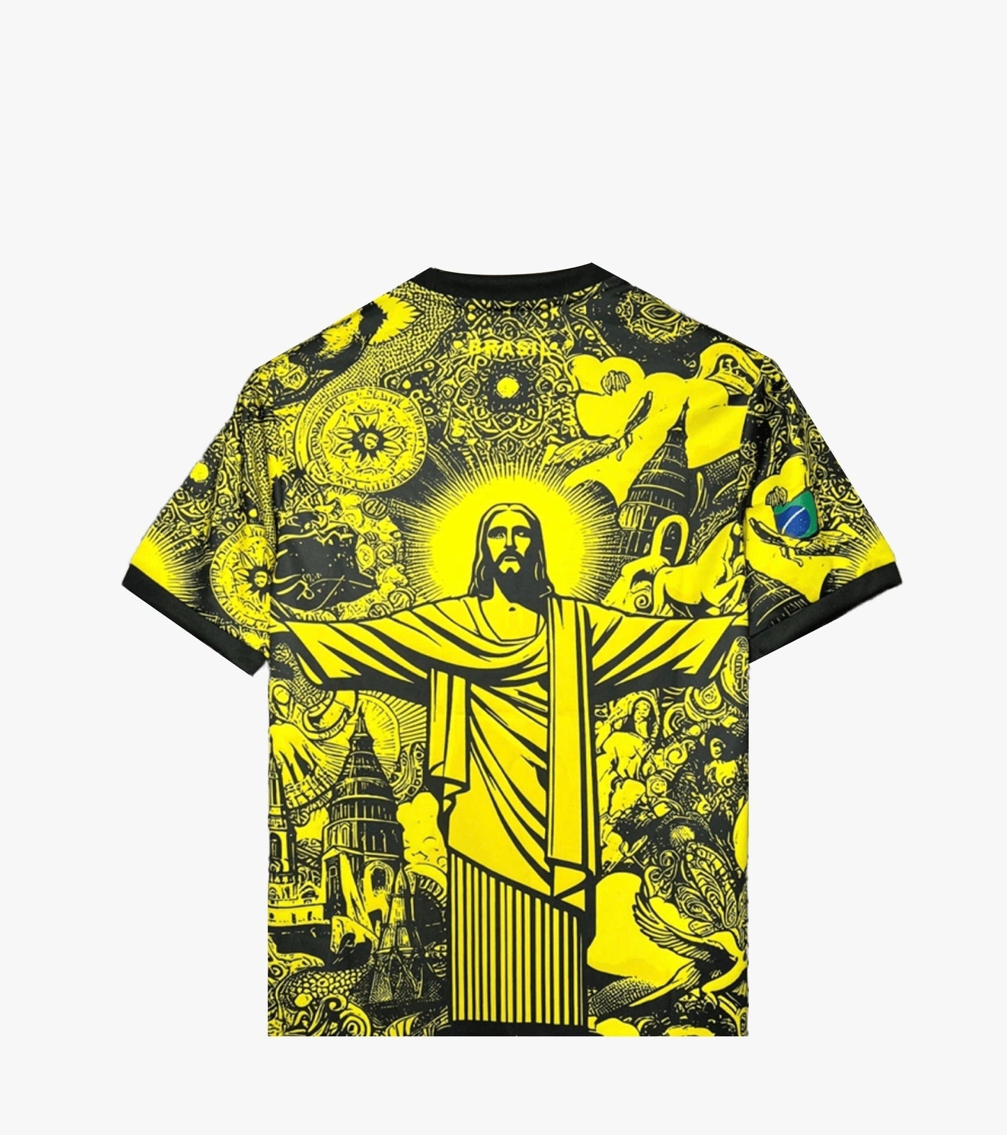 CORTEIZ X “BRAZIL” JERSEY - SPECIAL JESUS EDITION YELLOW