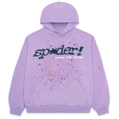 SP5DER WEB HOODIE V2 - PURPLE