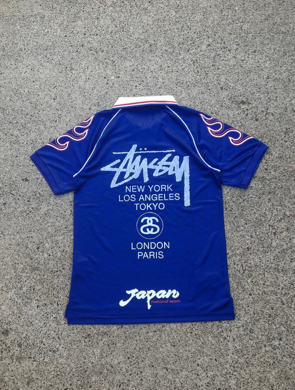 STÜSSY x “JAPAN” JERSEY - BLUE