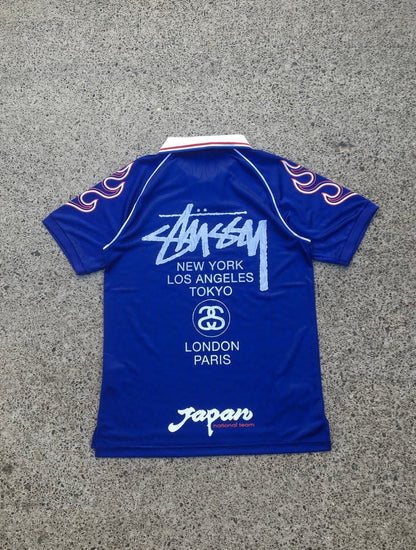 STÜSSY x “JAPAN” JERSEY - BLUE