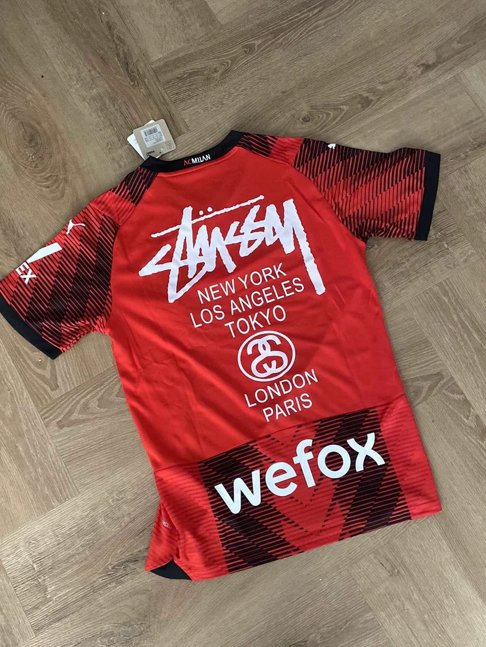 STÜSSY X “MILAN” JERSEY - RED