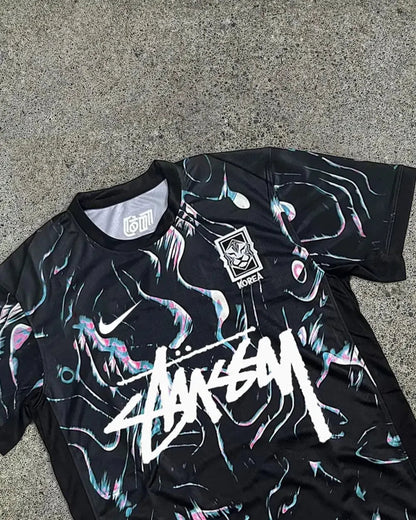 STÜSSY X “KOREA” JERSEY - HOME BLACK