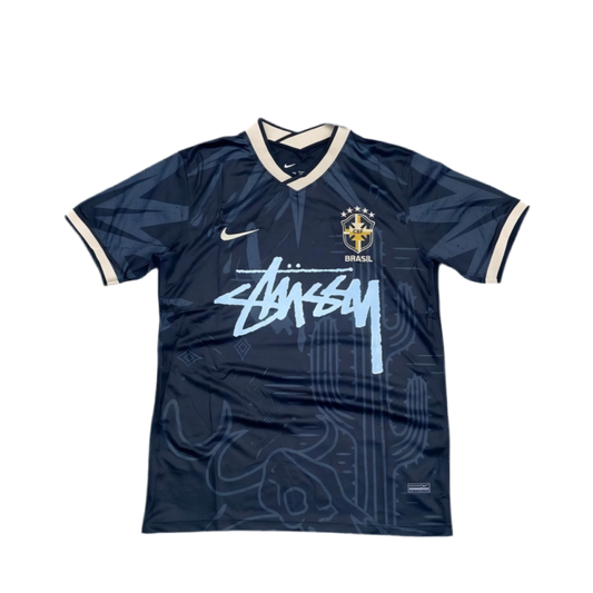 STÜSSY x “BRASIL” JERSEY - BLACK WORLD CUP EDITION