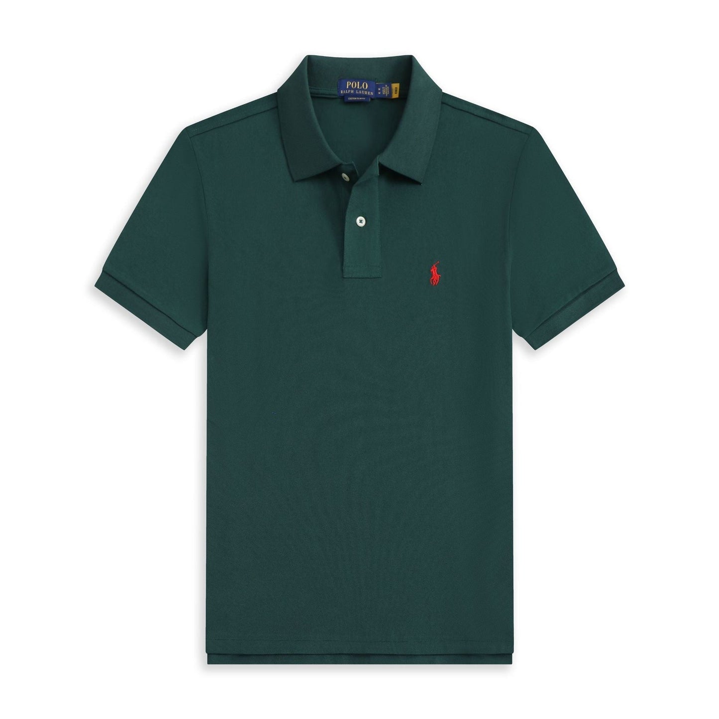 Ralph Laren Polo - Dark Green, Red Logo