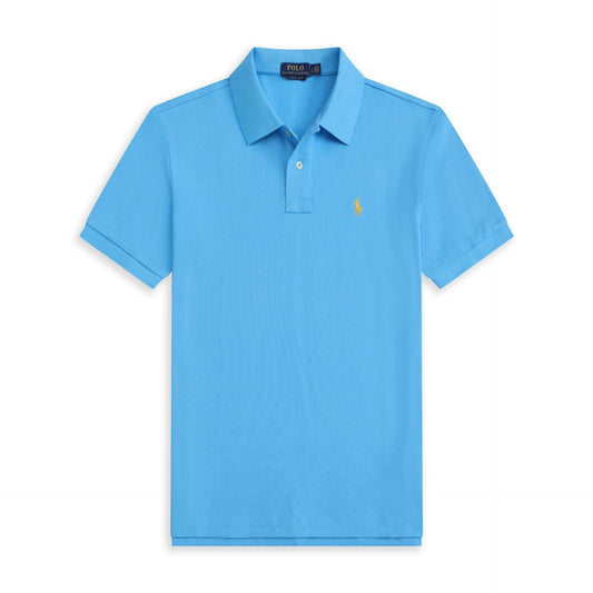 Ralph Laren Polo - Lake Blue, Yellow Logo