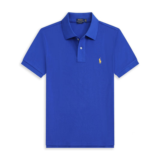 Ralph Laren Polo - Blue, Yellow Logo