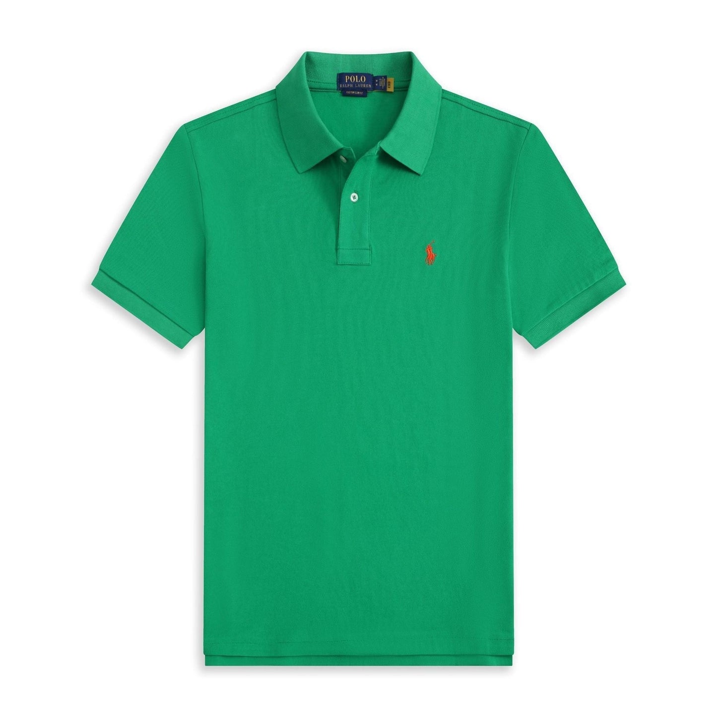 Ralph Laren Polo - Grass Green, Red Logo