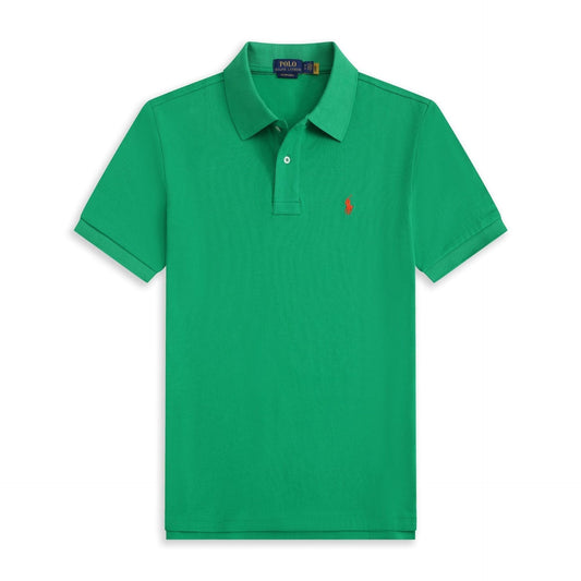 Ralph Laren Polo - Grass Green, Red Logo