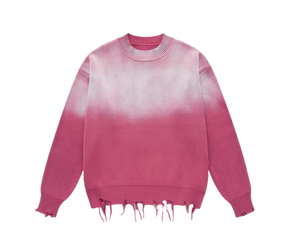 ARVID - DISTRESSED SWEATER