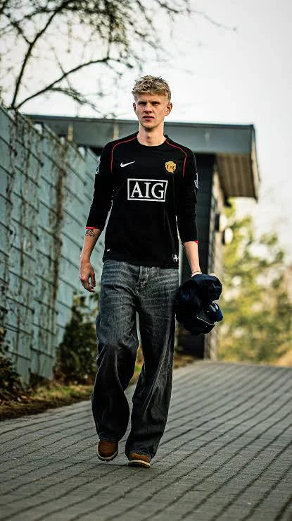 MANCHESTER UNITED RETRO -  07/08 AWAY BLACK